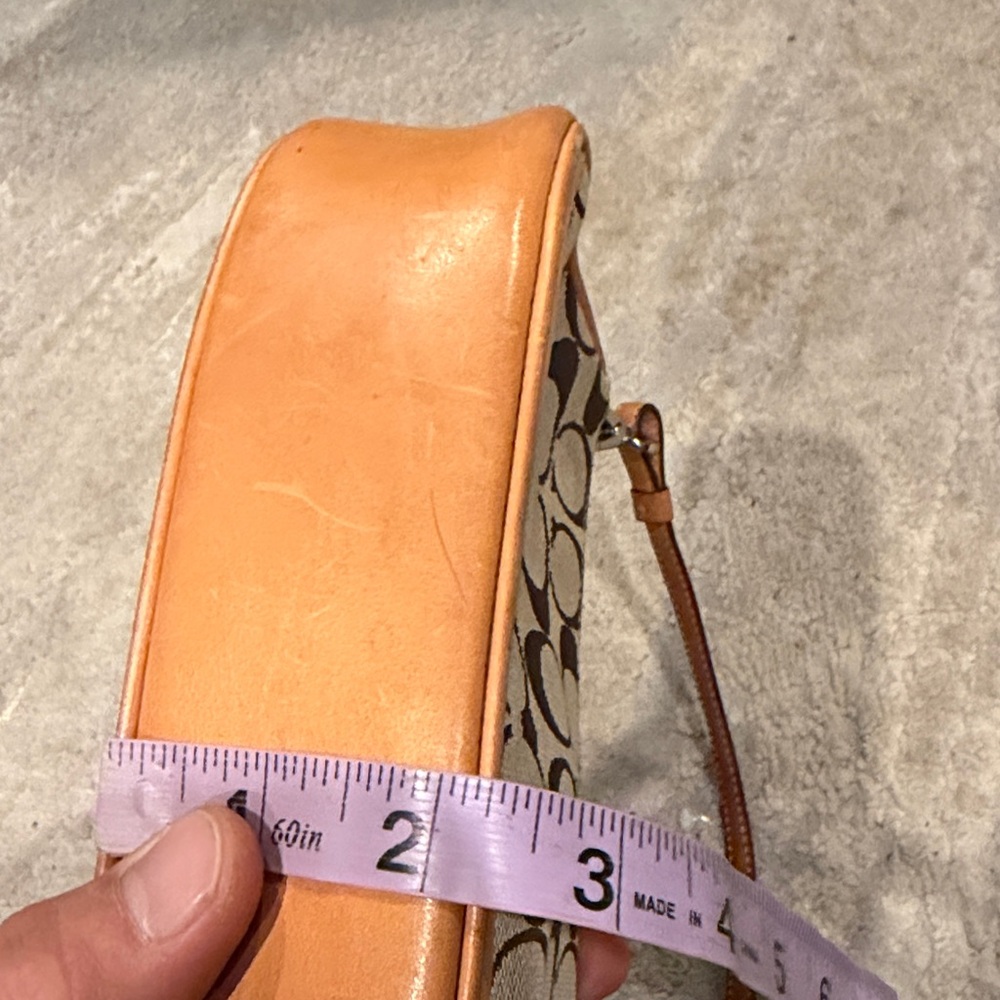 Vintage Y2K Coach signature Demi monogram small shoulder hand bag purse GUC - Picture 12 of 12